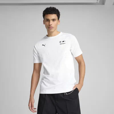 Puma Bmw M Motorsport Tech Men's T-shirt In White