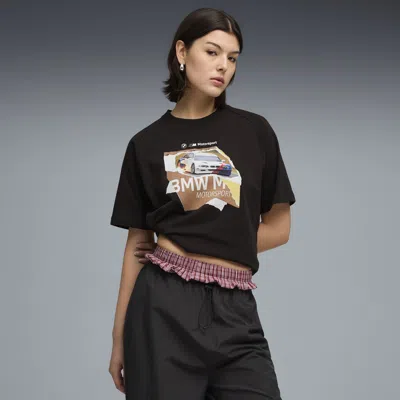 Puma Bmw M Motorsport Sportswear Women's Relaxed T-shirt In Black