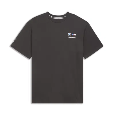 Puma Bmw M Motorsport Stacked Logo T-shirt Men In Black