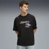 Puma Bmw M Motorsport Sticker T-shirt Men In Black