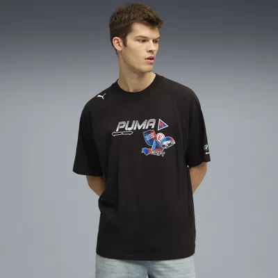 Puma Bmw M Motorsport Sticker T-shirt Men In Black