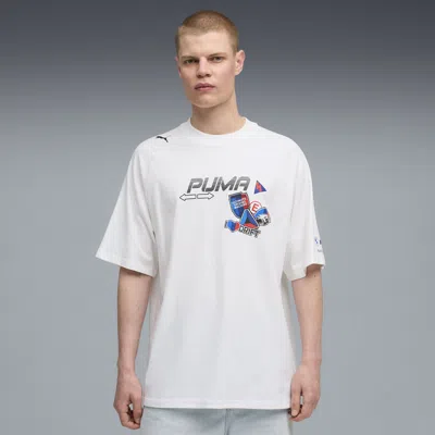 Puma Bmw M Motorsport Sticker T-shirt Men In White