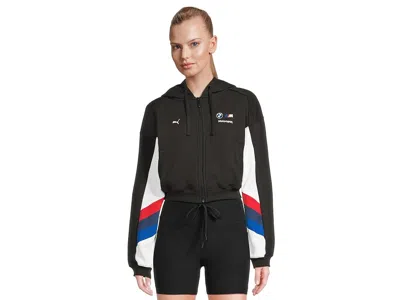 Puma Bmw M Motorsport Sweat Jacket In Black