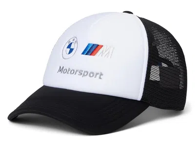 Puma Bmw M Motorsport Trucker Cap Baseball Caps  White: One Size