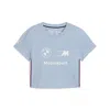 Puma Bmw M Motorsport Women's Graphic Baby T-shirt In Blue