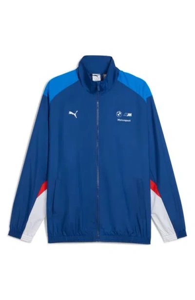 Puma Bmw M Motorsport Woven Track Jacket In Blue