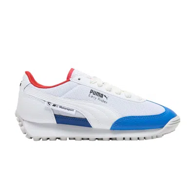 Pre-owned Puma Bmw M Motorsport X Easy Rider Big Kid 'white Cool Cobalt' | Kid's Size 6.5