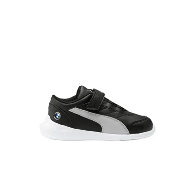 Pre-owned Puma Bmw M Motorsport X Kart Cat 3 V Toddler 'black White' | Infant Size 10