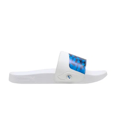 Pre-owned Puma Bmw M Motorsport X Leadcat 2.0 Slide 'white Cobalt' | Men's Size 13
