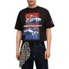 Puma Bmw M4 Evo Block Cotton Graphic T-shirt In Black