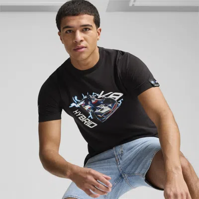 Puma Bmw Mms Car Graphic T-shirt Men In Black