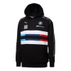 Puma Bmw Motorsport Street Midlayer Hoodie 'black Blue Red White'