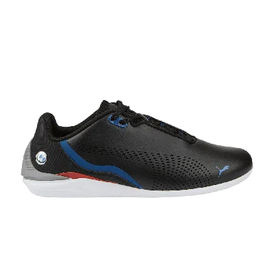 Pre-owned Puma Bmw Motorsport X Drift Cat Decima Big Kid 'black Estate Blue'