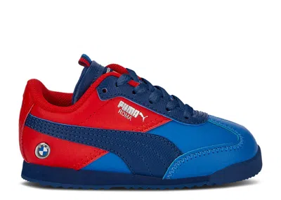 Puma Babies'  Bmw Motorsport X  Roma Via Infant 'strong Blue Fiery Red'