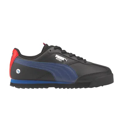 Pre-owned Puma Bmw Motorsport X Roma Jr 'black Estate Blue' | Kid's Size 5.5