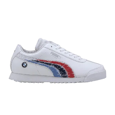 Pre-owned Puma Bmw Motorsport X Roma Jr 'white'