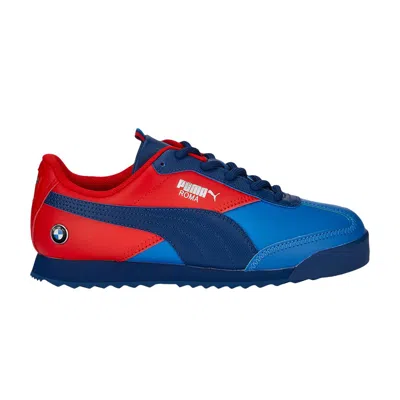 Pre-owned Puma Bmw Motorsport X Roma Via Jr 'blue Red' | Kid's Size 4