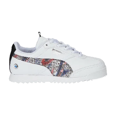Pre-owned Puma Bmw Motorsport X Roma Via Little Kid '50th Anniversary' In White
