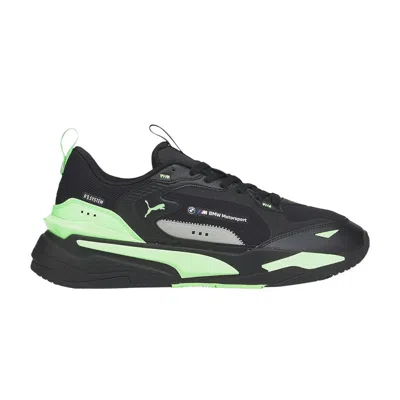 Pre-owned Puma Bmw Motorsport X Rs-fast 'black Silver Fizzy Lime' | Men's Size 9.5