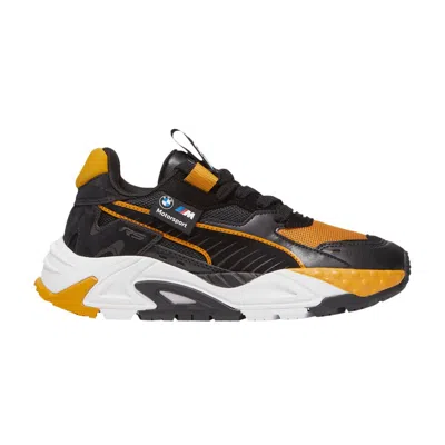 Pre-owned Puma Bmw Motorsport X Rs-trck Big Kid 'black Amber' | Kid's Size 6