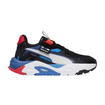 Pre-owned Puma Bmw Motorsport X Rs-trck Big Kid 'black Cool Cobalt' | Kid's Size 4.5