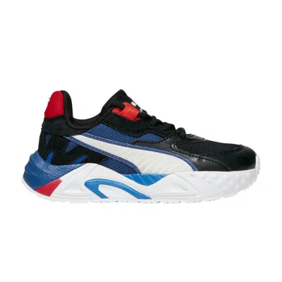Pre-owned Puma Bmw Motorsport X Rs-trck Little Kid 'black Cool Cobalt' | Kid's Size 11