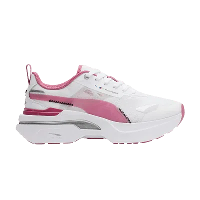 Pre-owned Puma Bmw Motorsport X Wmns Kosmo Rider 'white Dusty Orchid'