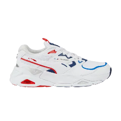 Pre-owned Puma Bmw Motorsport X Wmns Trc Lyft 'white Estate Blue'