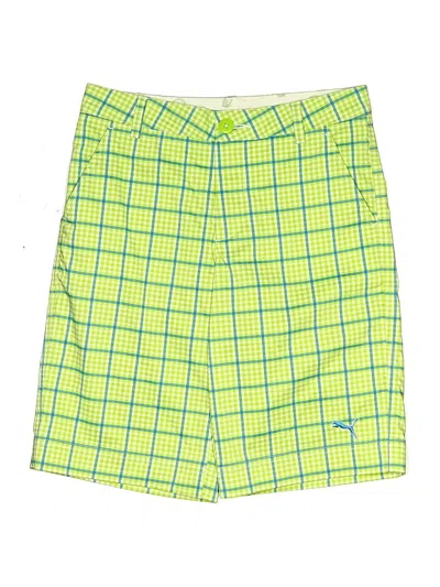Pre-owned Puma Kids' Board Shorts In Green