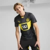 Puma Borussia Dortmund 24/25 Men's Replica Away Soccer Jersey In Black-faster Yellow