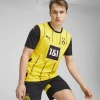 Puma Men's Yellow Borussia Dortmund 2024/25 Home Authentic Jersey In Faster Yellow- Black