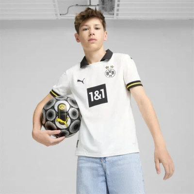Puma Borussia Dortmund 24/25 Third Replica Big Kids' Soccer Jersey In White