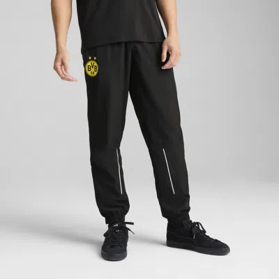 Puma Bvb Ftblarchive Pant In Black