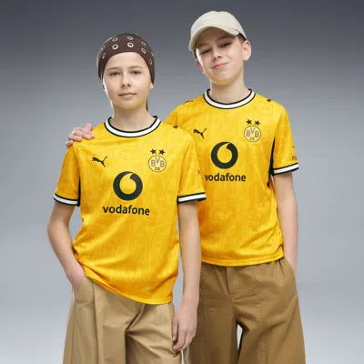 Puma Borussia Dortmund Home Big Kids' Soccer Jersey In Yellow