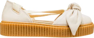Pre-owned Puma Bow Creeper Sandal Rihanna Fenty (women's) Sneakers In Pink Tint/oatmeal