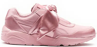 Pre-owned Puma Bow Rihanna Fenty Pink (women's) Sneakers In Silver Pink