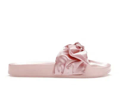 Pre-owned Puma Bow Slide Rihanna Fenty Pink (women's) Sneakers In Silver Pink/ Silver