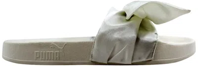 Pre-owned Puma Bow Slide Rihanna Fenty (women's) Sneakers In Marshmallow/ Silver
