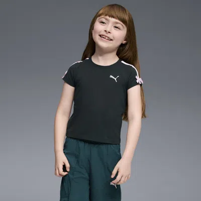 Puma Bow Society Big Kids' Baby T-shirt In Black