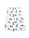 Puma Boy's Power Pack Monogram Print Shorts In White
