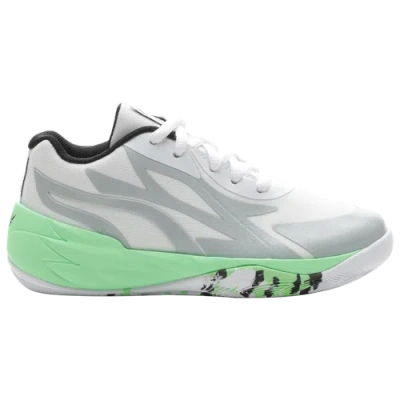Puma Mens Lamelo Ball  Mb.02 Lo Lamelo In Elektro Green/white