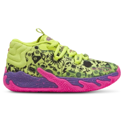 Puma Kids' Boys Preschool   Mb.03 Not From Here In Yellow/purple/pink
