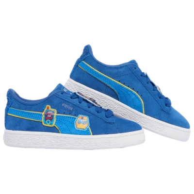 Puma Boys Preschool   Suede Paw Patrol Chase In Clyde Royal/racing Blue/pele Yellow