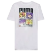Puma Boys  Comic Strip A1 Graphic T-shirt In White/black