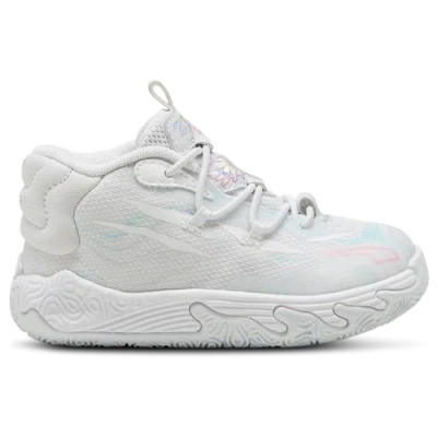 Puma Kids' Boys  Mb.03 Iridescent In  White/pink Delight