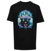 Puma Boys   Mystic Cat Graphic T-shirt In Teal/black