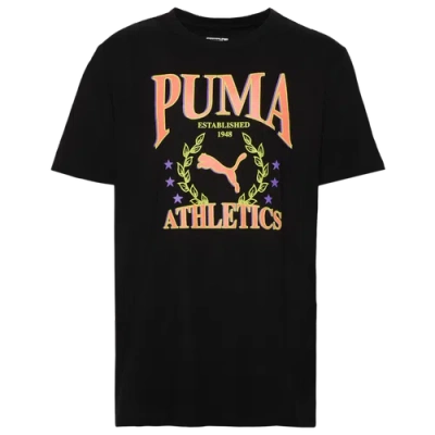 PUMA BOYS PUMA PUMA ATHLETICS GRAPHIC T-SHIRT