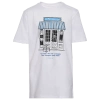 Puma Boys   Café Graphic T-shirt In White/blue