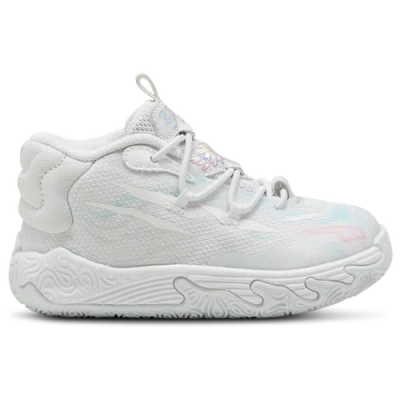 Puma Boys   Mb.03 Iridescent In  White/pink Delight