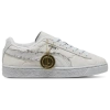 Puma Boys   Suede 1 Piece In Feather Grey/platinum Grey